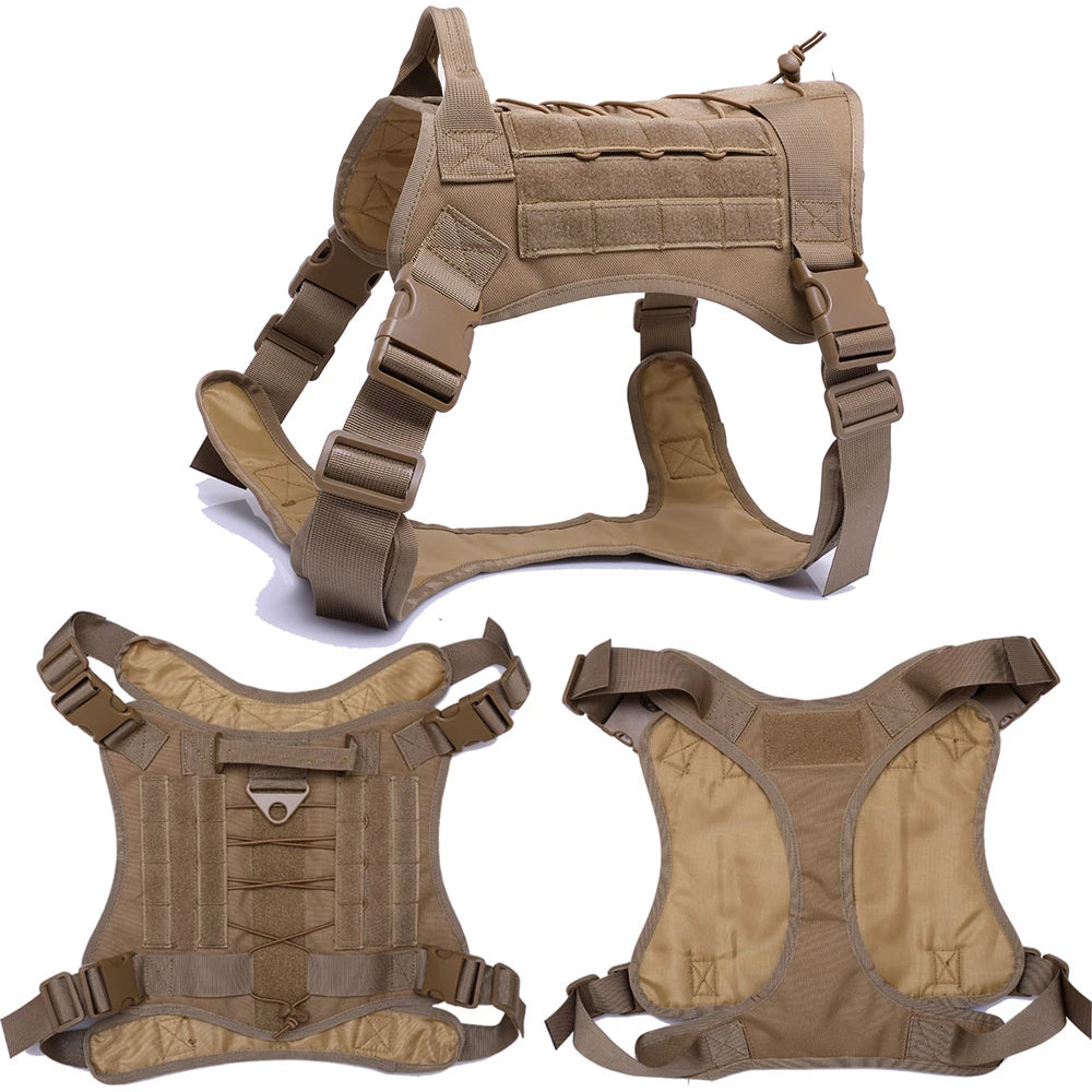 Tactical Dog Harness Military German Shepherd Pet Training Vest