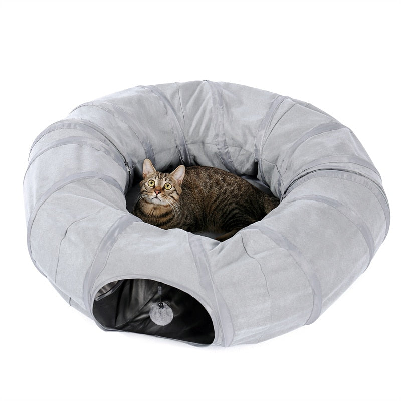 Cat Tunnel Toy Pop Up Bed Collapsible - skipjackltd