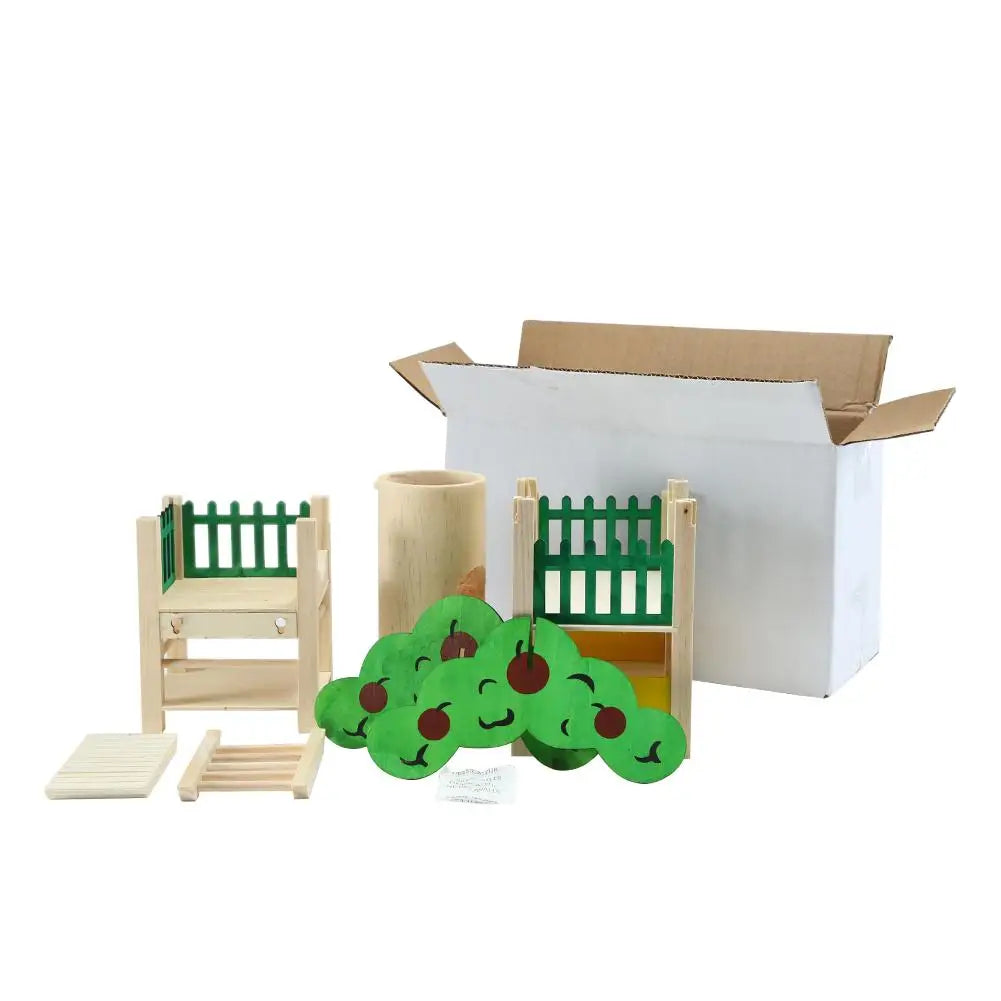 Hamster House Playground Perch Gym Stand Playpen with Ladders