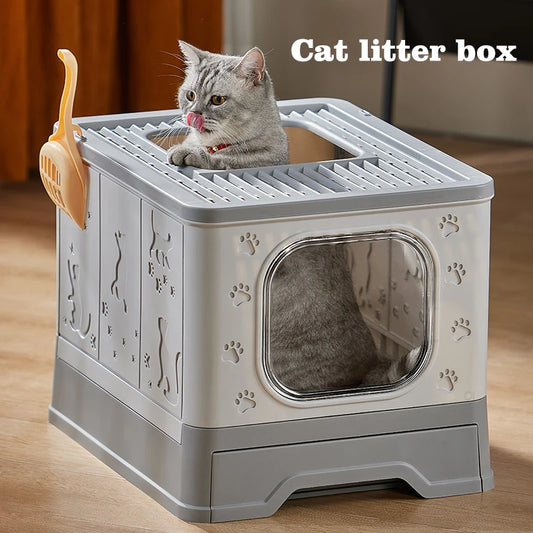 Large Portable Cat Litter Box