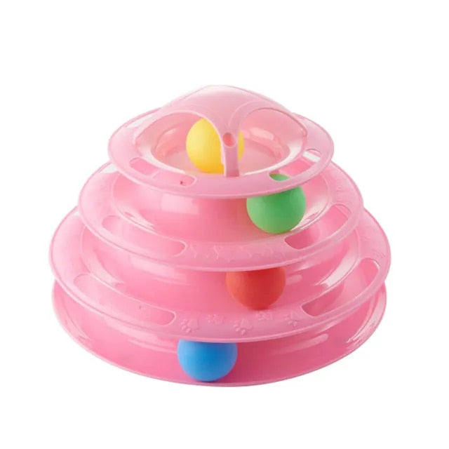 Toy Tower Training Amusement Plate Kitten Tower - skipjackltd