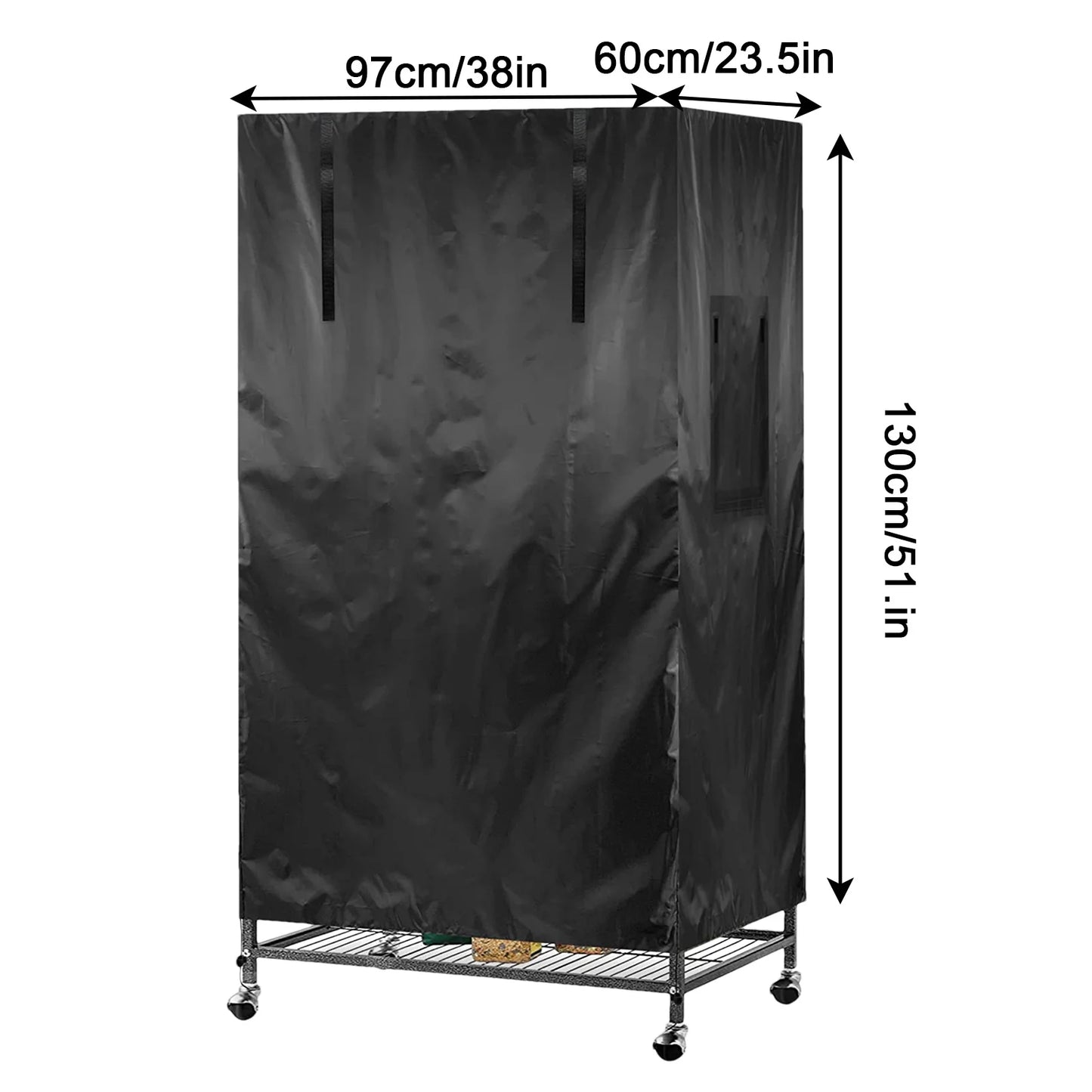 Universal Bird Cage Cover 51 X 38 X 23.5 Inch Thin Lightweight