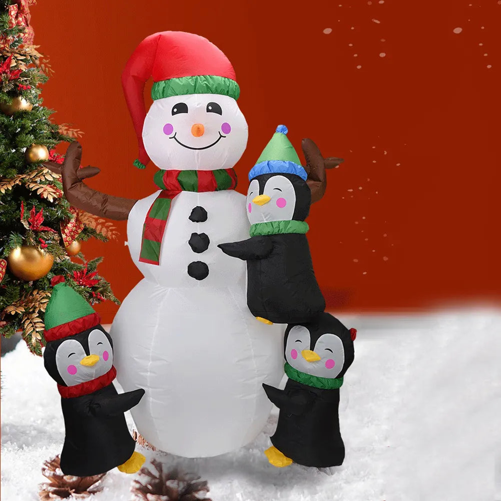 Snowman Decor LED Illuminated Christmas Inflatables