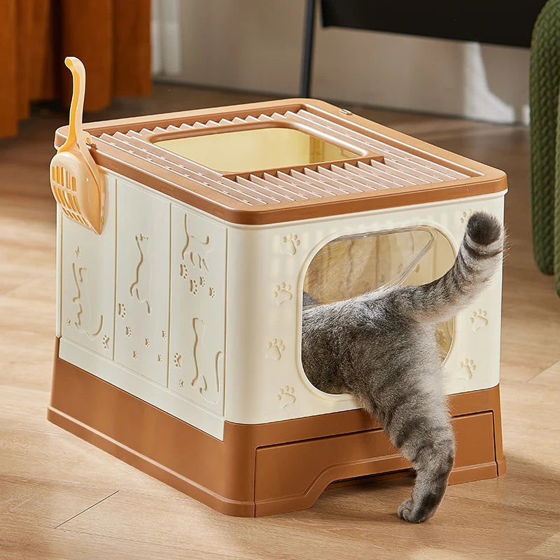 Large Portable Cat Litter Box