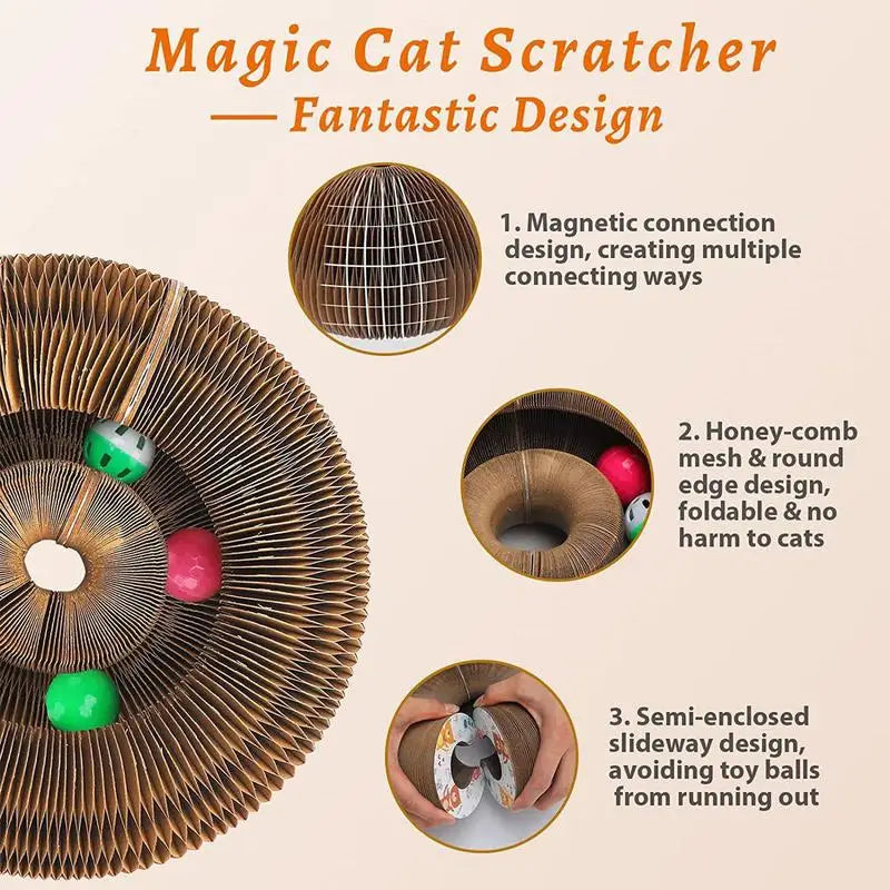 Cat Scratching Board Cat Paw Accordion