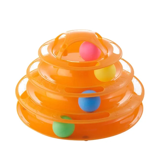 Toy Tower Training Amusement Plate Kitten Tower - skipjackltd