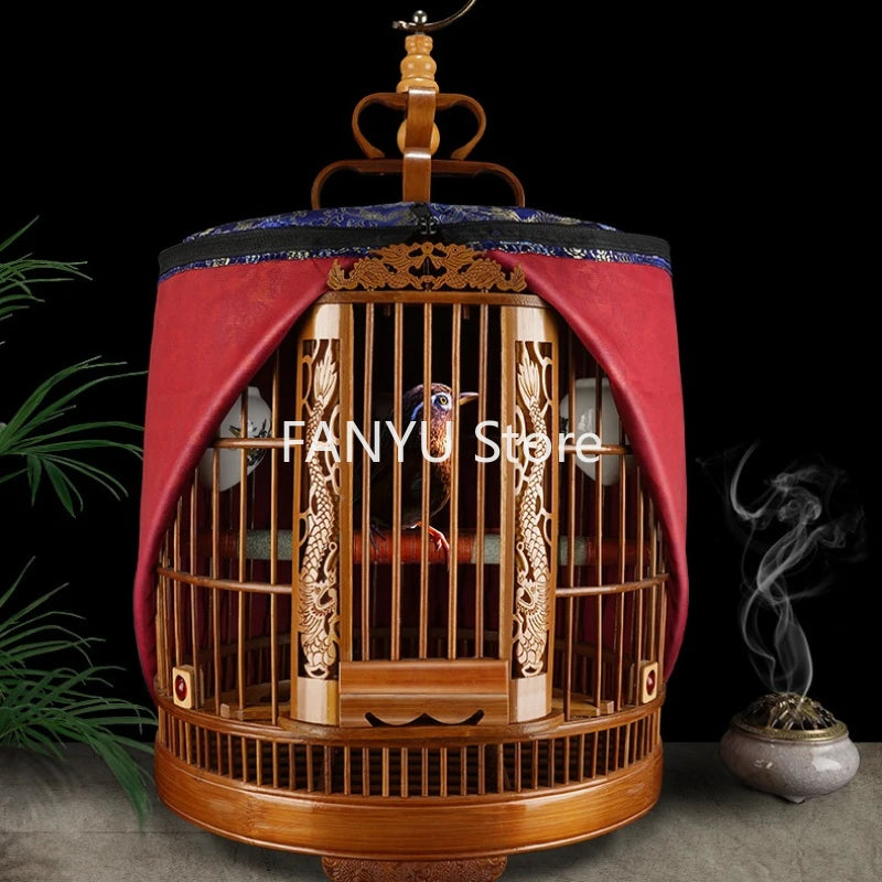 Wooden Luxury Bird Cages Budgie Breeding Outdoors Carrier Bird Cage