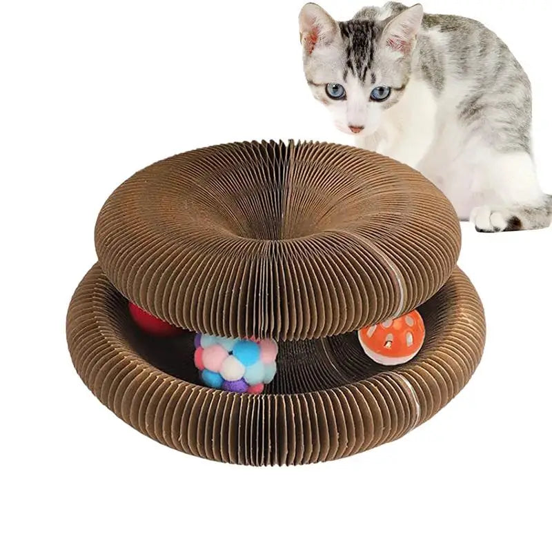 Cat Scratching Board Cat Paw Accordion