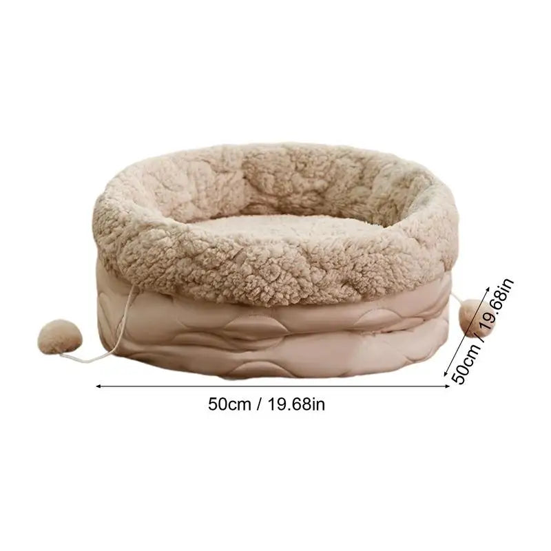 Cat Bed Mat Washable Calming Nest