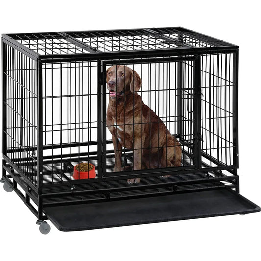 48 Inches Dog Kennel for Training Indoor or Outdoor