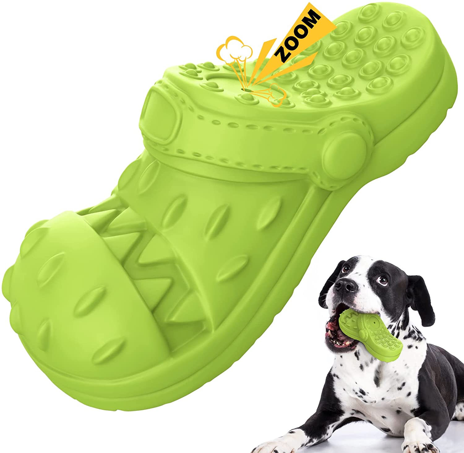 Aggressive Chewers Natural Rubber Dog Toy for Medium Large Breed - skipjackltd