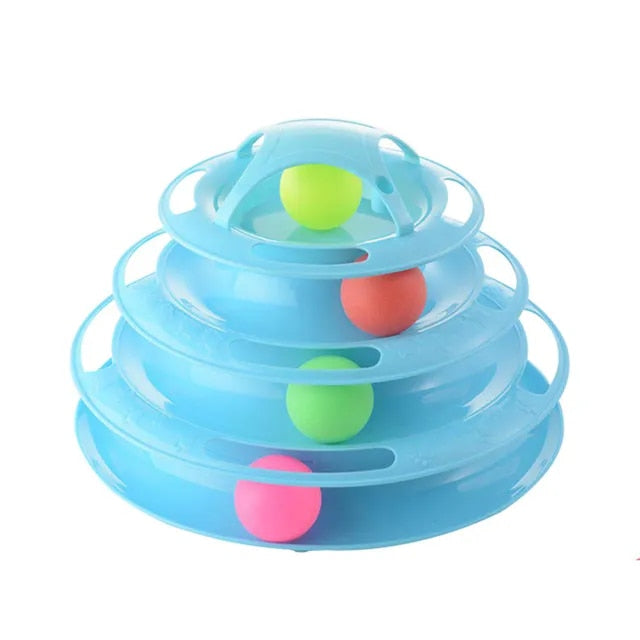 Toy Tower Training Amusement Plate Kitten Tower - skipjackltd