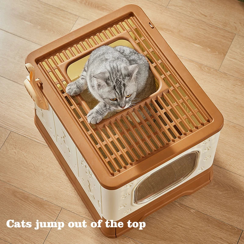 Large Portable Cat Litter Box