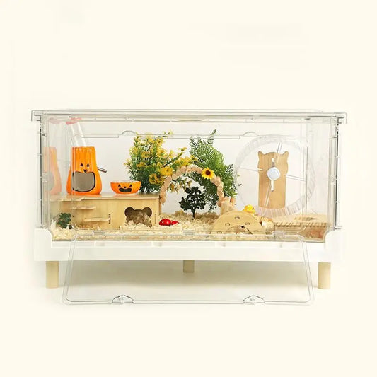 Landscaping Cage Transparent Acrylic Hamster Breeding Box, Super Large Luxury Villa