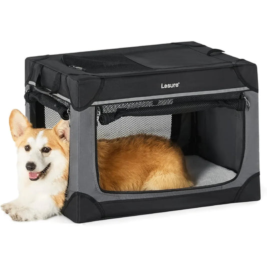 26 Inch Portable Travel Dog Crate for Small Dogs