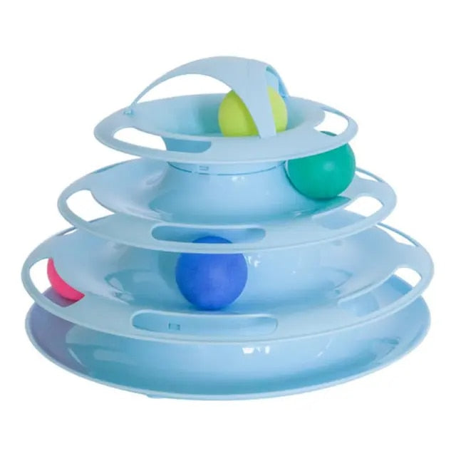 Toy Tower Training Amusement Plate Kitten Tower - skipjackltd