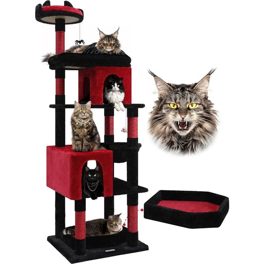 Heavy Duty Gothic Cat Tree for Large Cats