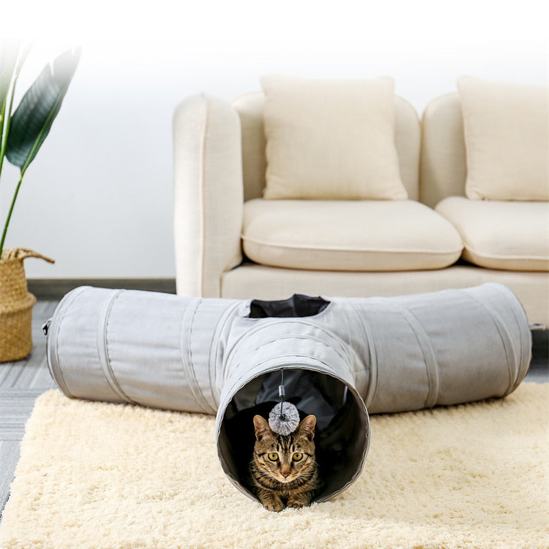 Cat Tunnel Toy Pop Up Bed Collapsible - skipjackltd