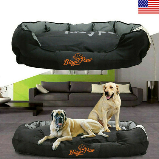 Waterproof XXL Extra Large Jumbo Orthopedic Sofa Dog Bed - skipjackltd