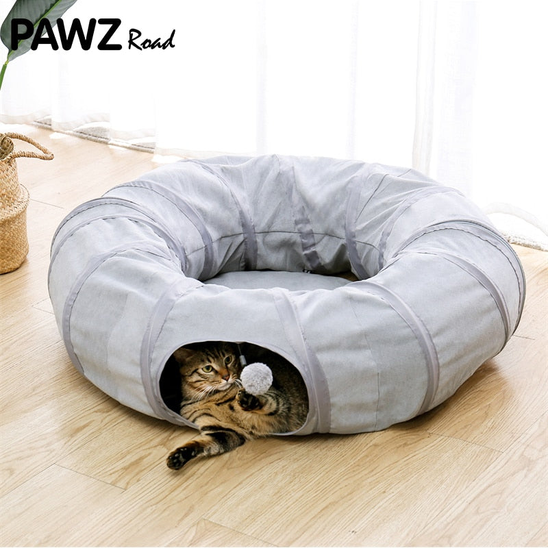 Cat Tunnel Toy Pop Up Bed Collapsible - skipjackltd